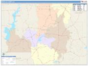 Bienville <br /> Wall Map <br /> Color Cast Style 2025 Map