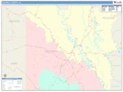 Caldwell <br /> Wall Map <br /> Color Cast Style 2025 Map