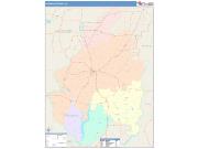 Franklin <br /> Wall Map <br /> Color Cast Style 2025 Map