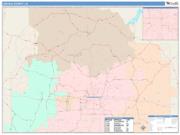 Lincoln <br /> Wall Map <br /> Color Cast Style 2025 Map
