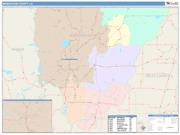 Morehouse <br /> Wall Map <br /> Color Cast Style 2025 Map