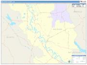 Red River <br /> Wall Map <br /> Color Cast Style 2025 Map