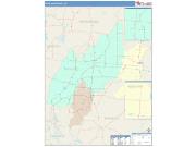 Richland <br /> Wall Map <br /> Color Cast Style 2025 Map