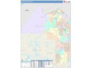 Aroostook <br /> Wall Map <br /> Color Cast Style 2025 Map