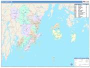 Knox <br /> Wall Map <br /> Color Cast Style 2025 Map