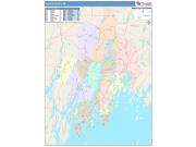 Lincoln <br /> Wall Map <br /> Color Cast Style 2025 Map