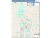 Oxford <br /> Wall Map <br /> Color Cast Style 2025 Map