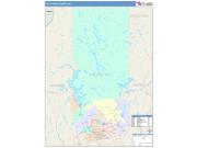 Piscataquis <br /> Wall Map <br /> Color Cast Style 2025 Map