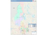 Somerset <br /> Wall Map <br /> Color Cast Style 2025 Map