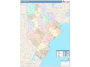 York <br /> Wall Map <br /> Color Cast Style 2025 Map