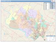 Montgomery <br /> Wall Map <br /> Color Cast Style 2025 Map