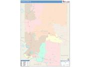 Dickinson <br /> Wall Map <br /> Color Cast Style 2025 Map