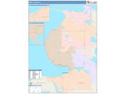 Emmet <br /> Wall Map <br /> Color Cast Style 2025 Map