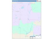 Gladwin <br /> Wall Map <br /> Color Cast Style 2025 Map