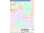 Ingham <br /> Wall Map <br /> Color Cast Style 2025 Map