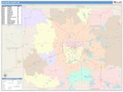 Jackson <br /> Wall Map <br /> Color Cast Style 2024 Map