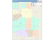 Lapeer <br /> Wall Map <br /> Color Cast Style 2025 Map