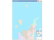 Leelanau <br /> Wall Map <br /> Color Cast Style 2025 Map