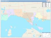 Mackinac <br /> Wall Map <br /> Color Cast Style 2025 Map