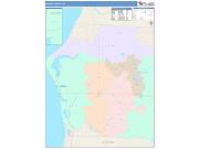 Mason <br /> Wall Map <br /> Color Cast Style 2025 Map