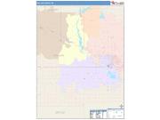 Midland <br /> Wall Map <br /> Color Cast Style 2025 Map