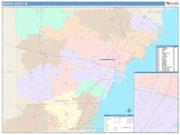 Monroe <br /> Wall Map <br /> Color Cast Style 2025 Map