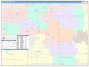 Montcalm <br /> Wall Map <br /> Color Cast Style 2025 Map
