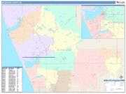 Muskegon <br /> Wall Map <br /> Color Cast Style 2025 Map