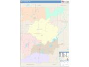 Newaygo <br /> Wall Map <br /> Color Cast Style 2025 Map
