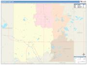 Ogemaw <br /> Wall Map <br /> Color Cast Style 2025 Map