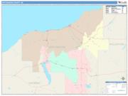 Ontonagon <br /> Wall Map <br /> Color Cast Style 2025 Map