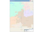 Oscoda <br /> Wall Map <br /> Color Cast Style 2025 Map