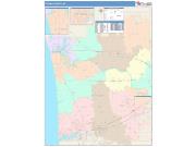 Ottawa <br /> Wall Map <br /> Color Cast Style 2025 Map