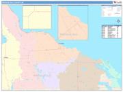 Presque Isle <br /> Wall Map <br /> Color Cast Style 2025 Map