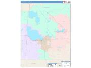 Roscommon <br /> Wall Map <br /> Color Cast Style 2025 Map