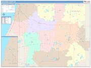 Van Buren <br /> Wall Map <br /> Color Cast Style 2025 Map