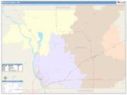Benton <br /> Wall Map <br /> Color Cast Style 2025 Map