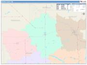 Brown <br /> Wall Map <br /> Color Cast Style 2025 Map