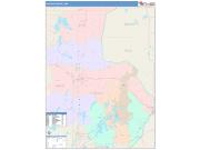 Chisago <br /> Wall Map <br /> Color Cast Style 2025 Map