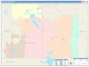 Jackson <br /> Wall Map <br /> Color Cast Style 2025 Map