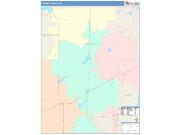 Kanabec <br /> Wall Map <br /> Color Cast Style 2025 Map