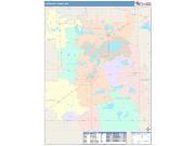 Kandiyohi <br /> Wall Map <br /> Color Cast Style 2025 Map
