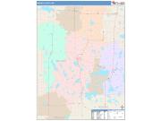 Meeker <br /> Wall Map <br /> Color Cast Style 2025 Map