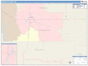 Pennington <br /> Wall Map <br /> Color Cast Style 2025 Map