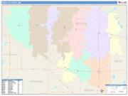 Renville <br /> Wall Map <br /> Color Cast Style 2025 Map