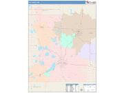 Rice <br /> Wall Map <br /> Color Cast Style 2025 Map