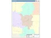 Rock <br /> Wall Map <br /> Color Cast Style 2025 Map