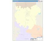 Steele <br /> Wall Map <br /> Color Cast Style 2025 Map