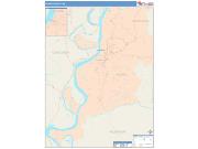 Adams <br /> Wall Map <br /> Color Cast Style 2025 Map