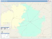 Amite <br /> Wall Map <br /> Color Cast Style 2025 Map